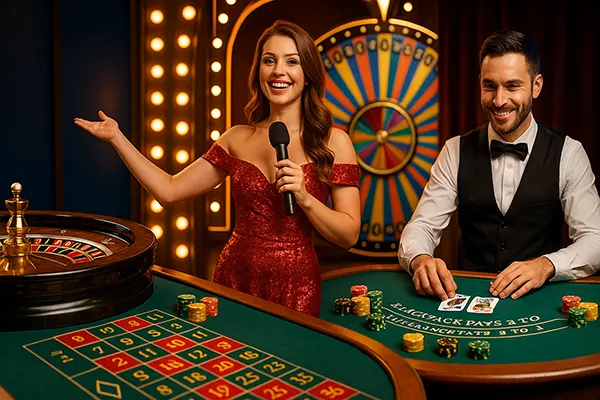 Casino card dealer