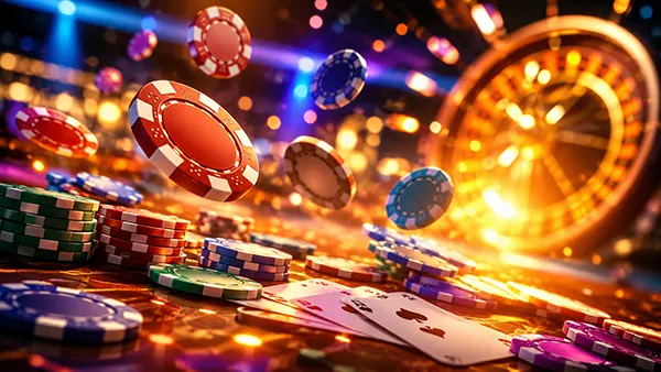 Live roulette table